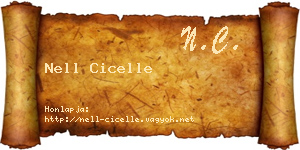 Nell Cicelle névjegykártya